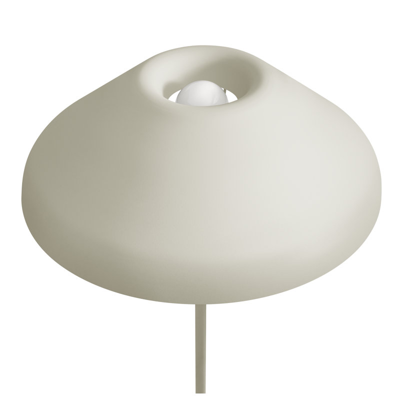 Beau Floor Lamp, Putty, Putty/White Carrara Marble