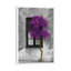 Tree In Front Of Window Purple Pop Color Pop - Print on Canvas-42330527-101412501