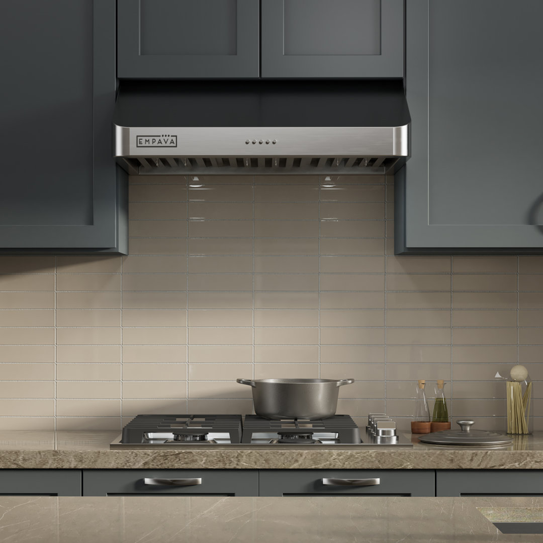 Empava 2 Piece Kitchen Appliance Package with 29.92'' Gas Cooktop , and Under Cabinet Range Hood Empava