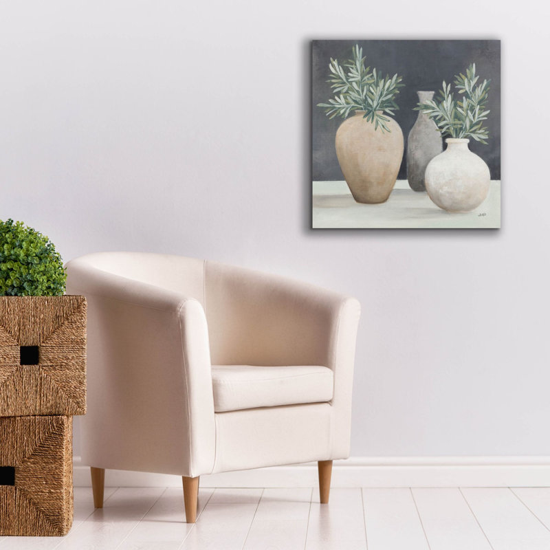 «Fresh Vessels 2» par Julia Purinton, art mural sur toile, H 26 po x l 26 po x P 1,5 po