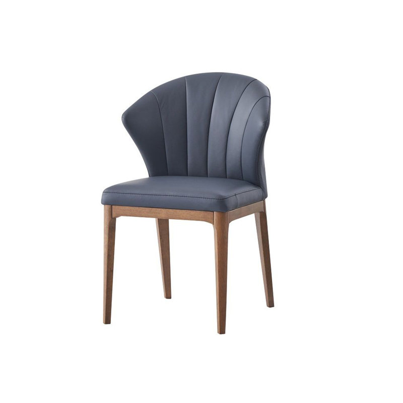 Chaise d'appoint rembourrée en cuir Loralai