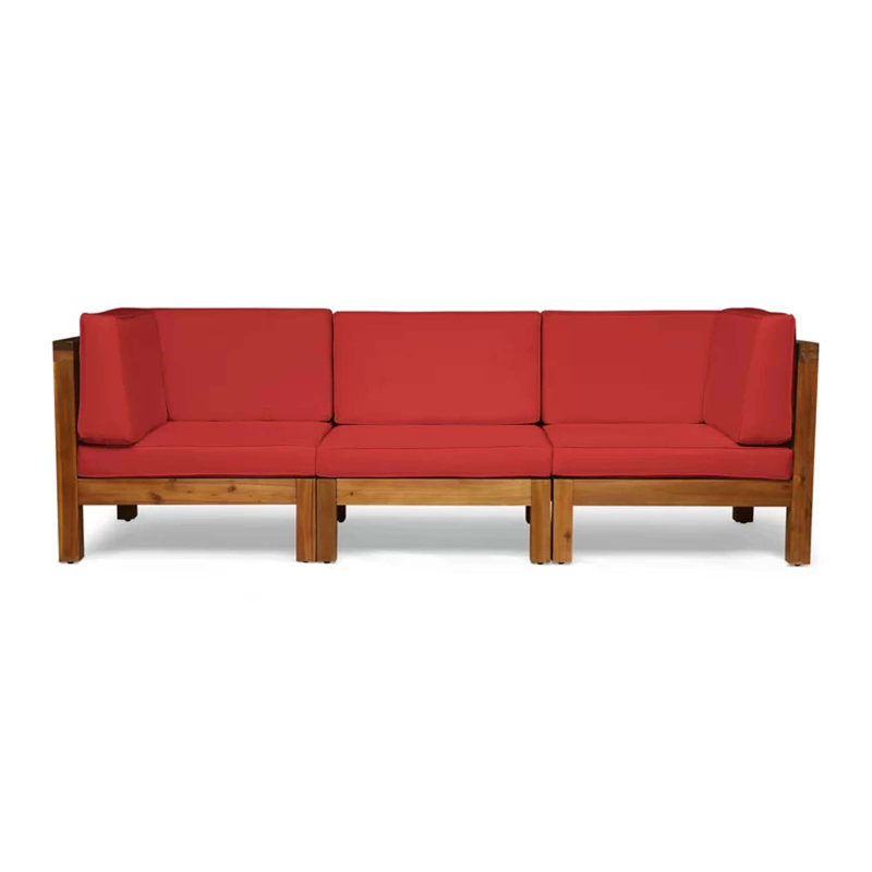 Compact Outdoor Sectional Sofa Set with Configurable Design