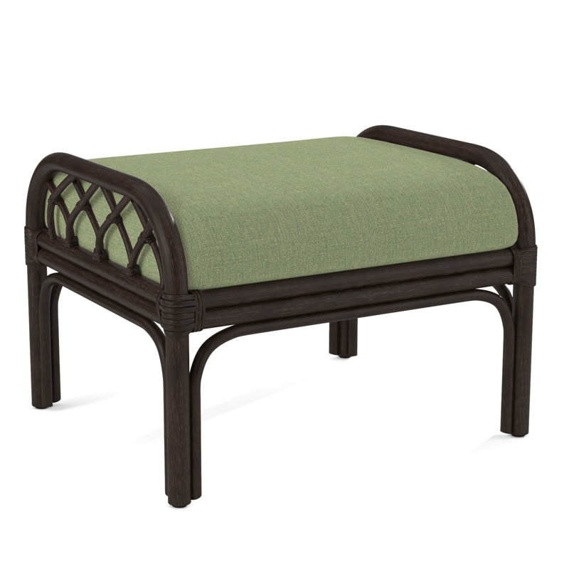 Edgewater Ottoman, Brown Geometric, 0456-33, Java