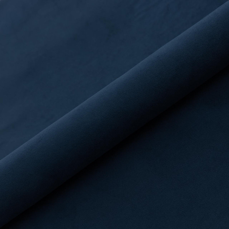 Polyester Upholstered Bench, Navy Blue