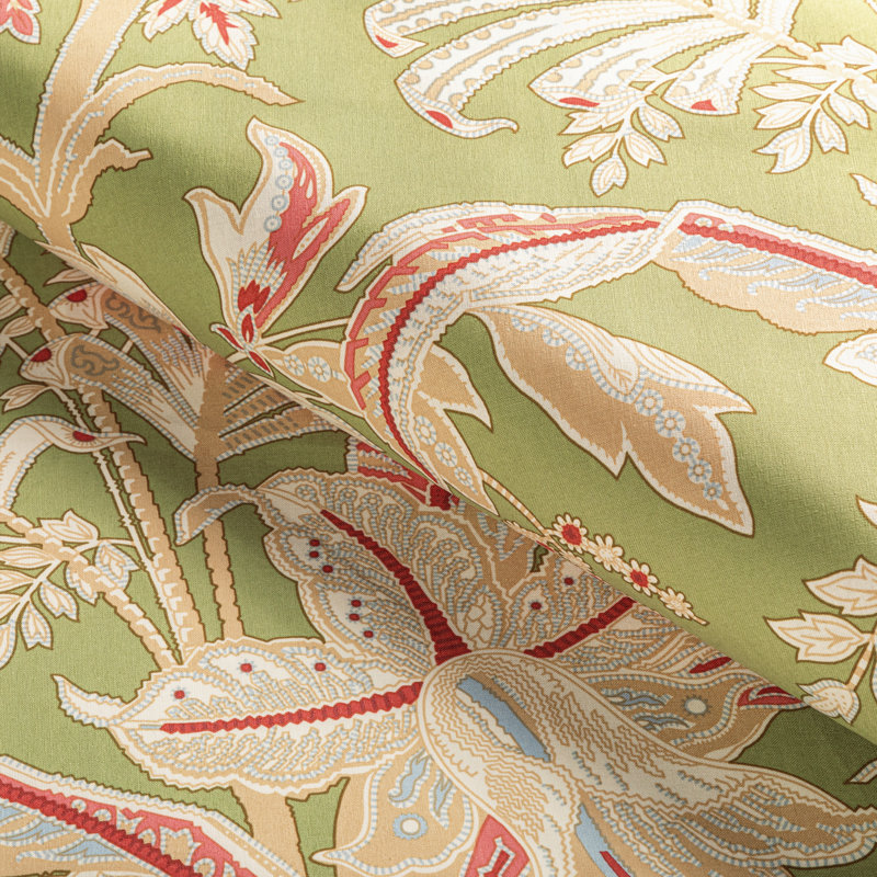 Seychelles 100% Cotton Performance Fabric, Leaf