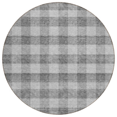 Colzie Flatweave Checkered Indoor / Outdoor Rug