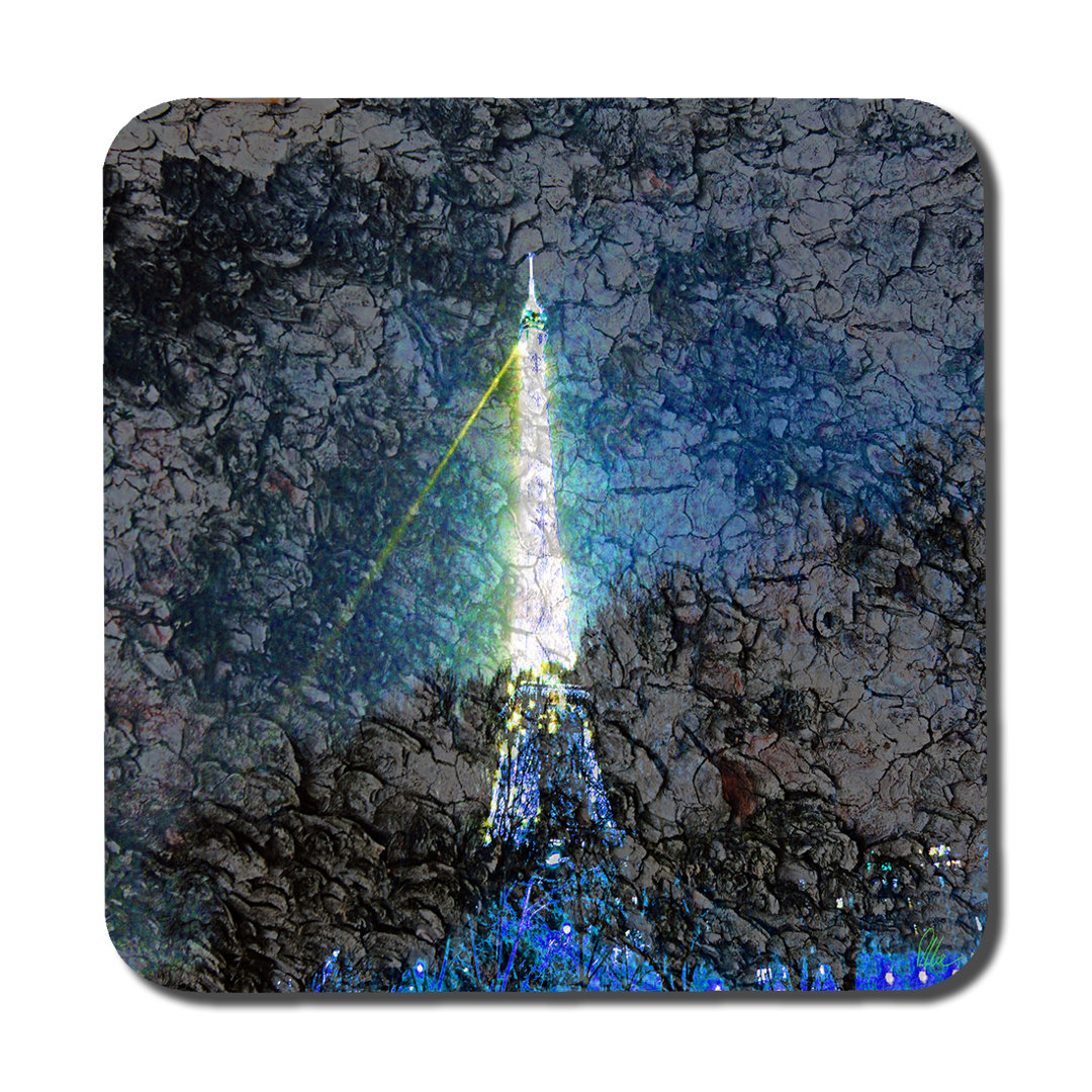 Eiffel Tower and Bark Coaster