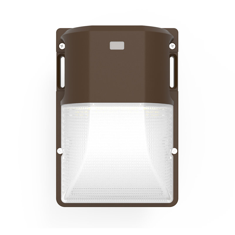LED Mini Wall Pack With Photocell  30W/25W/18W Watt Tunable 3000K/4000K/5000K CCT Selectable 120-277V Outdoor Wall Lighting