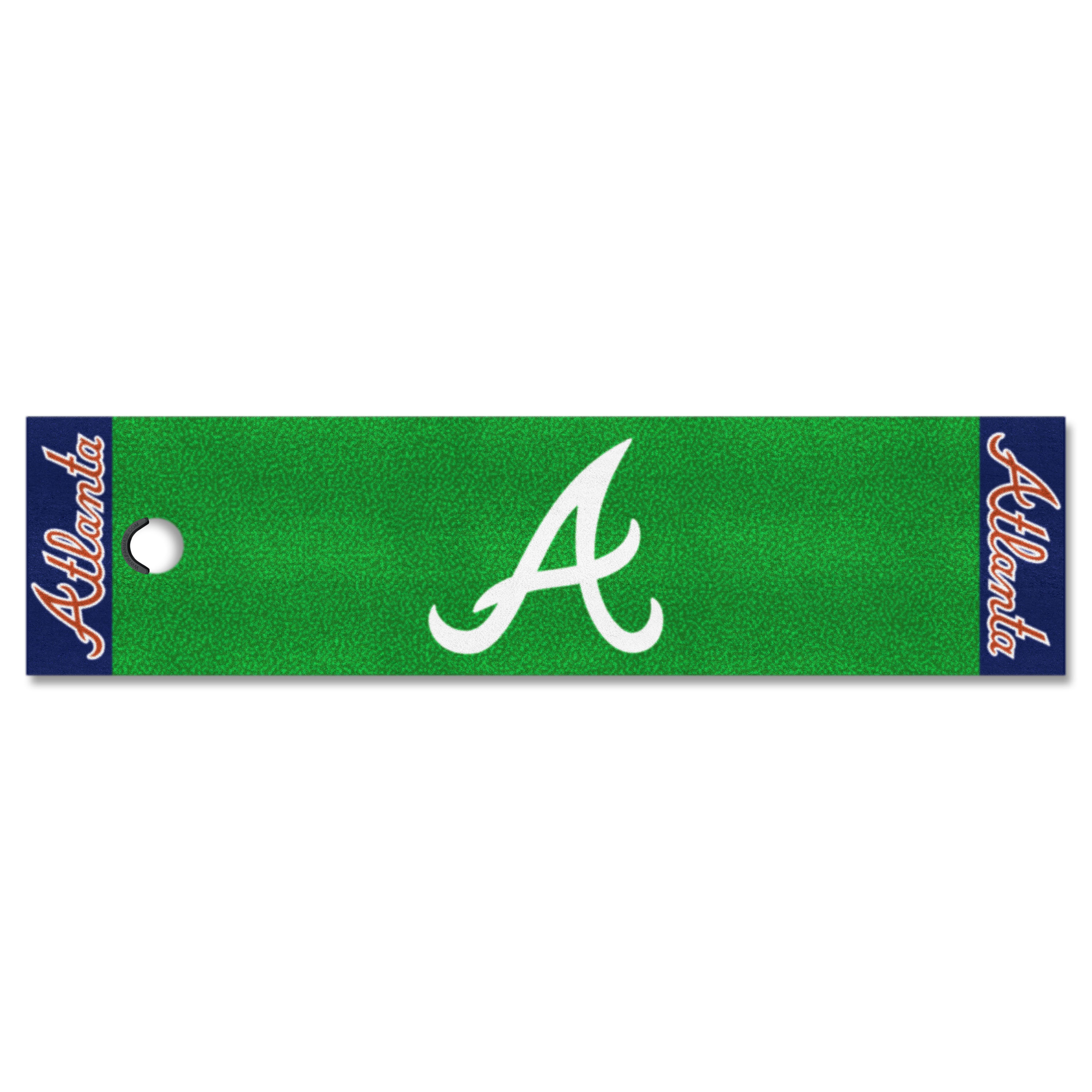 FANMATS Atlanta Braves 2-ft x 2-ft Blue Round Indoor Decorative