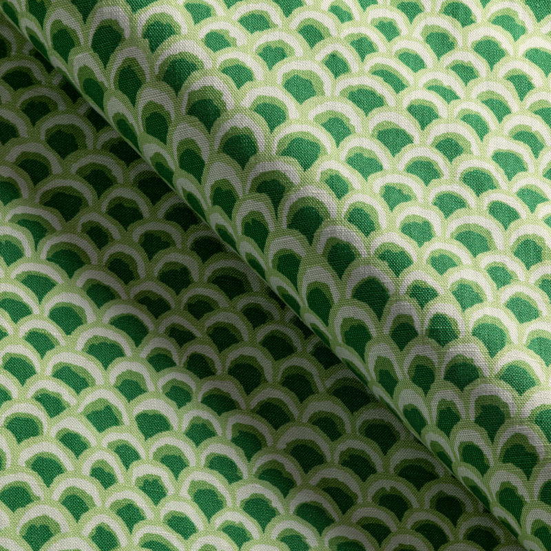 Louverne Pave II Performance Fabric, Green