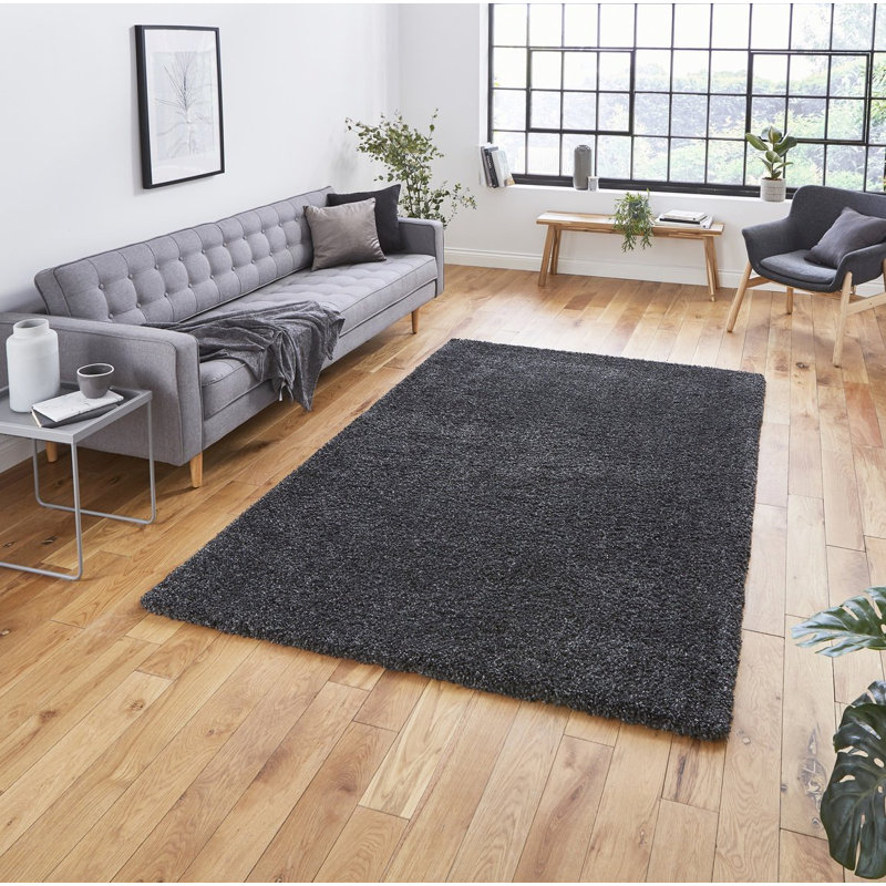 Mingoville area rug Machine Woven Rectangle Dark Grey, Rectangle 80 x 150cm