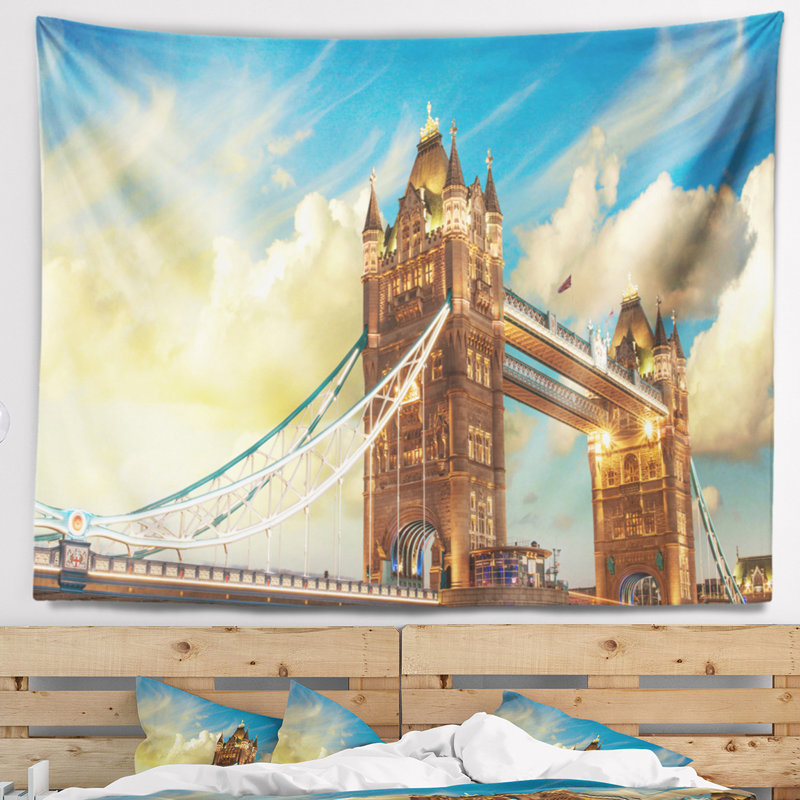 Polyester Tapestry, H 78 po x l 92 po