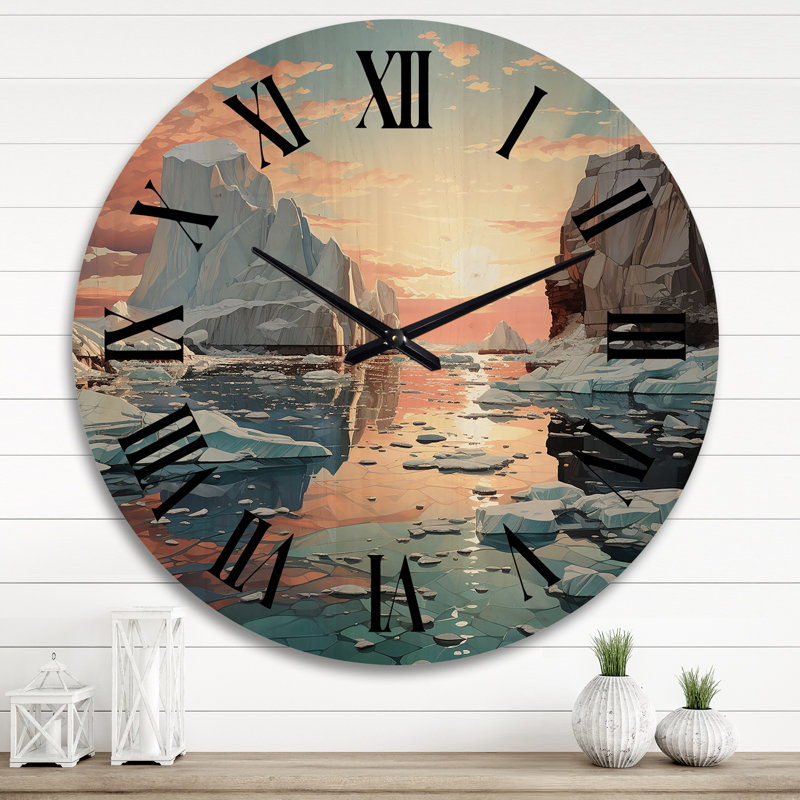 Horloge murale Raylee, Très grand