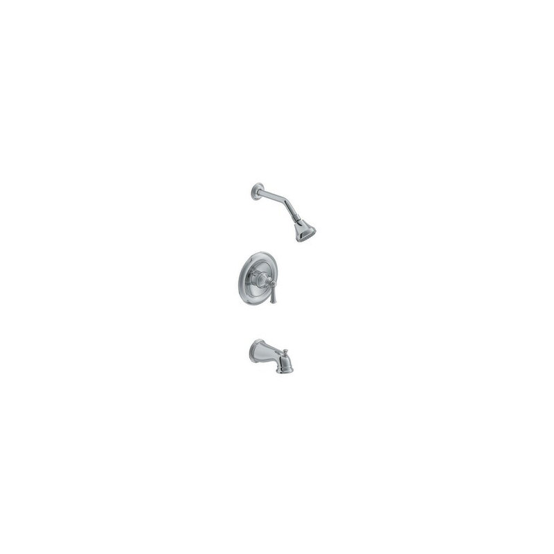 Système de douche complet avec inverseur, Chrome