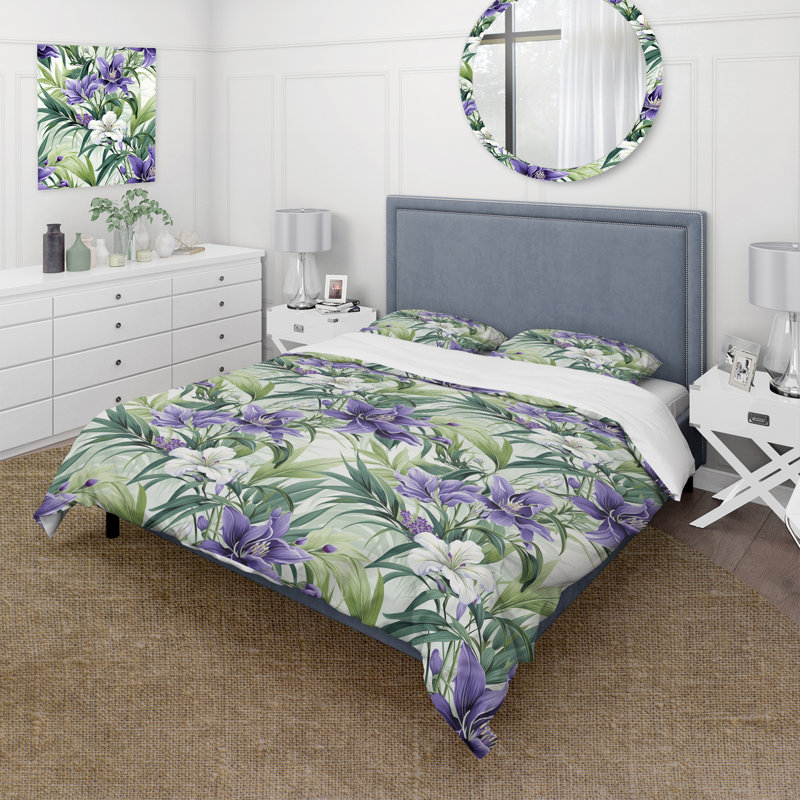 Ensemble de housse de couette Green Green, Housse de couette simple + 1 taie décorative stan