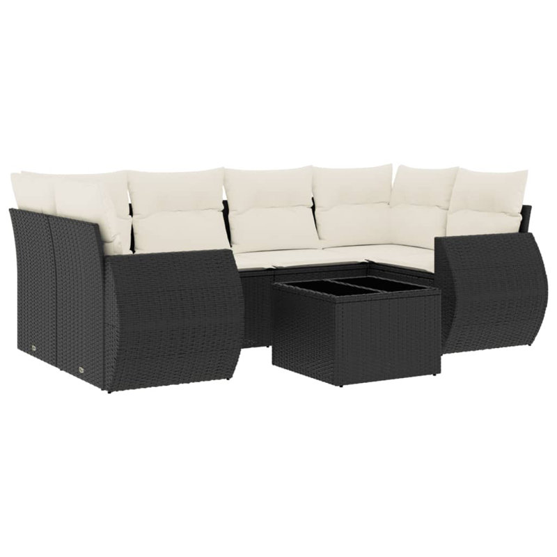 Ensemble de canapé de jardin Vidaxl PE rotin standard modulaire