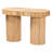 Egisto Modern Bohemian Natural Rattan Console Table