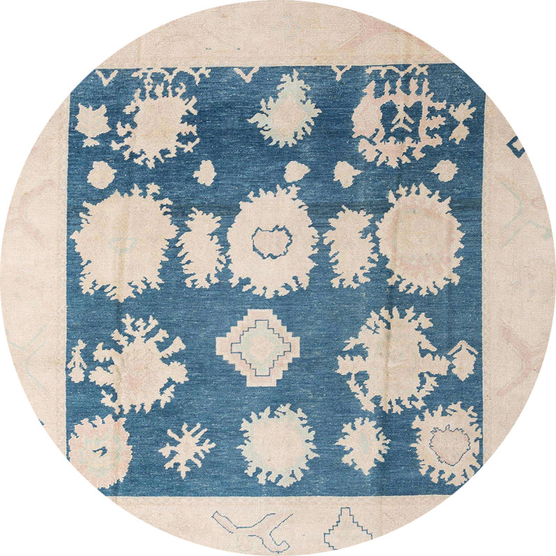 Tapis abstrait moderne 4328, Rond 3 pi
