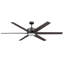 Talbert 70" Indoor Matte Black LED Ceiling Fan With Remote Control