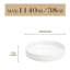 Ensemble de 6 bols à pâtes en porcelaine 38 oz, grandes bols à soupe et à salade en céramique, résistants aux éclats, empilables, allant au micro-ondes, au lave-vaisselle et au four Malacas-131459486