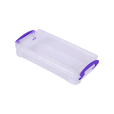 Pencil Case Sketching Pencil Case Thickened Transparent Double Ear Buckle Tool Box Storage Box Plastic Art Stationery Box