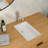 13.75"X20.25" White Ceramic Vertical Undermount Bathroom Sink With Overflow