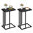 Keasha Wood and Metal C-Table Set -1770458785