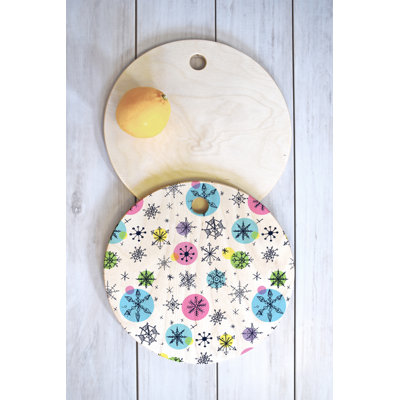 Snowflake Birch Solid Wood Cutting Board