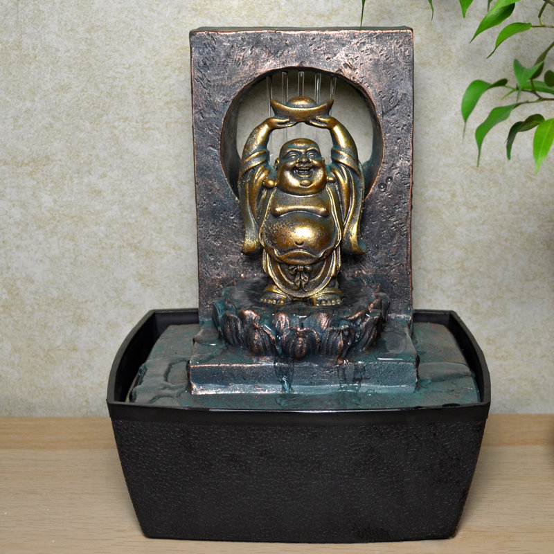 Blevins Indoor Sculptural Fountain with Lights