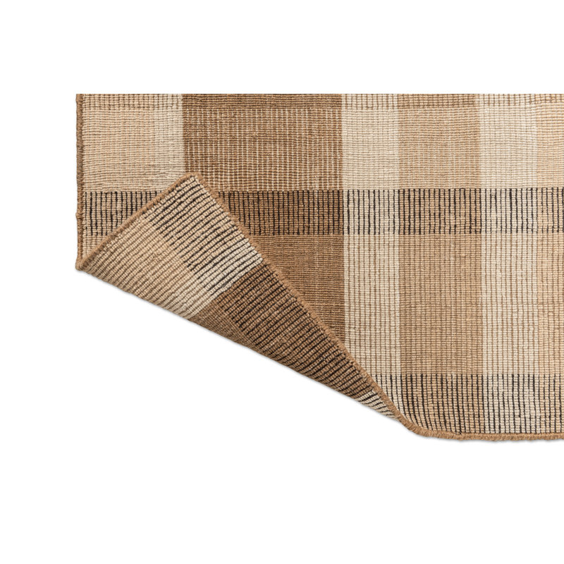 Block Stripe & Check Flatweave Striped Indoor / Outdoor Rug, Runner 2'2" x 7'7"