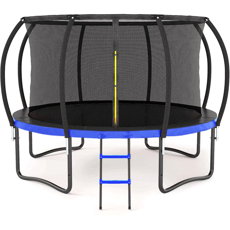 Filet de sécurité extérieur extérieur pour trampoline, échelle, rembourrage en PVC, pour enfants, Bleu