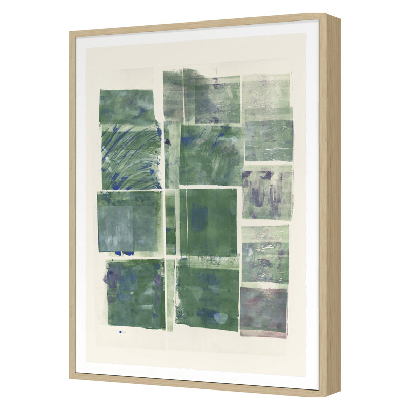Configurations 9 Print by Paschke, Chris, Nordic Oak Single Picture Framed, 26'' H x 19'' W