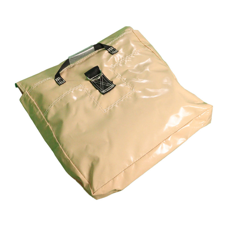 Sacs de sable et poids d'ancrage gonflables Moose Supply couleur sable, en vinyle résistant, capacité de 22,7 kg chacun, paquet de 2