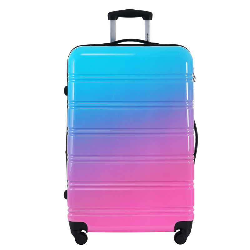 Valise extensible 3 pièces à roulettes Hardshell avec roulettes pivotantes et verrou TSA léger