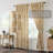 100% Cotton Room Darkening Curtain Panel Pair-65874599