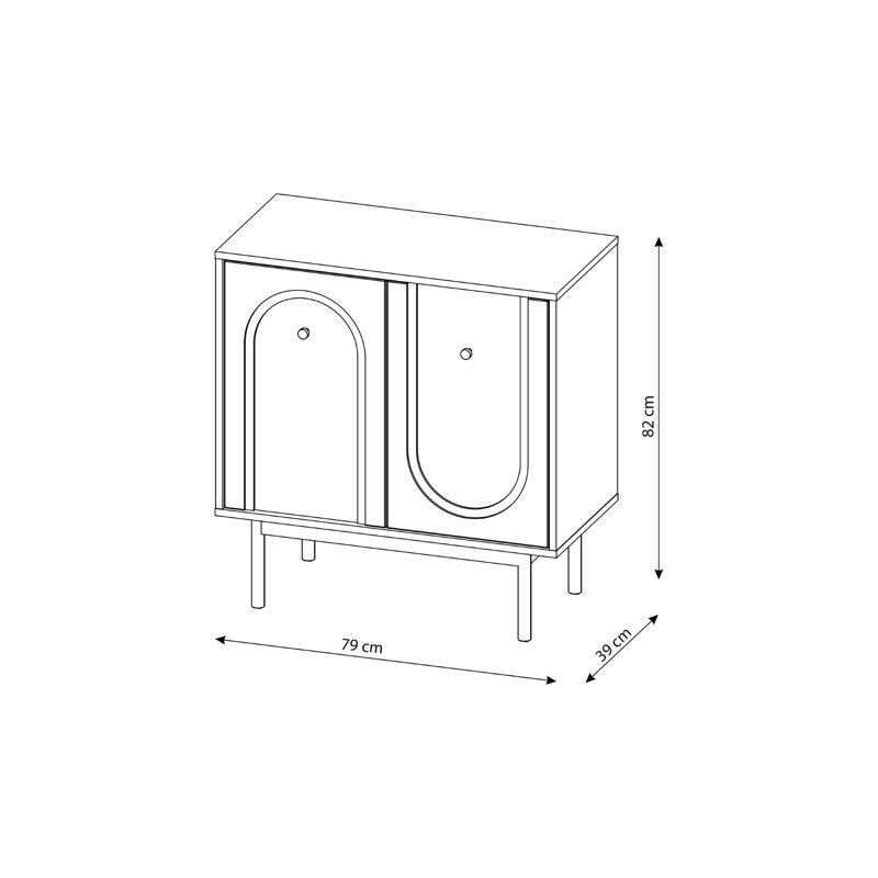 79cm Sideboard