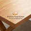 Solid Wood Dining Table For Small Homes: Rectangular Dining Table For The Living Room-980014053
