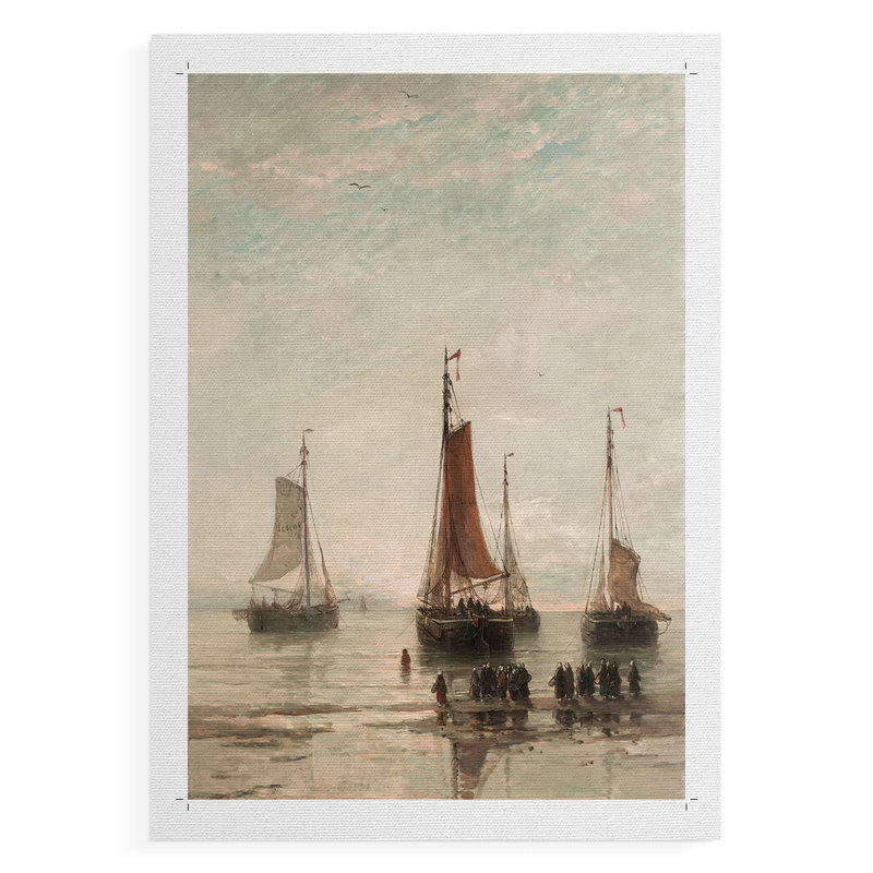 Impression nautique rétro XLIV - impression sur toile seulement - non encadrée, H 60 po x l 40 po