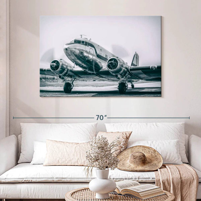 Avion à hélice Mehar Douglas DC-3, H 32 po x l 48 po
