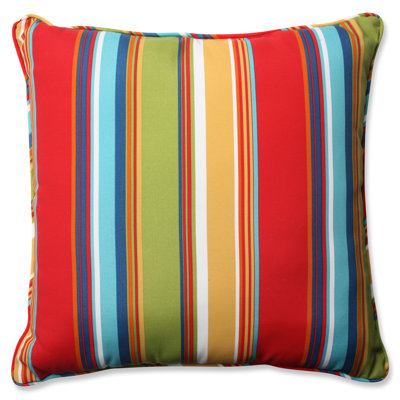 Westport Striped Outdoor Reversible Throw Pillow