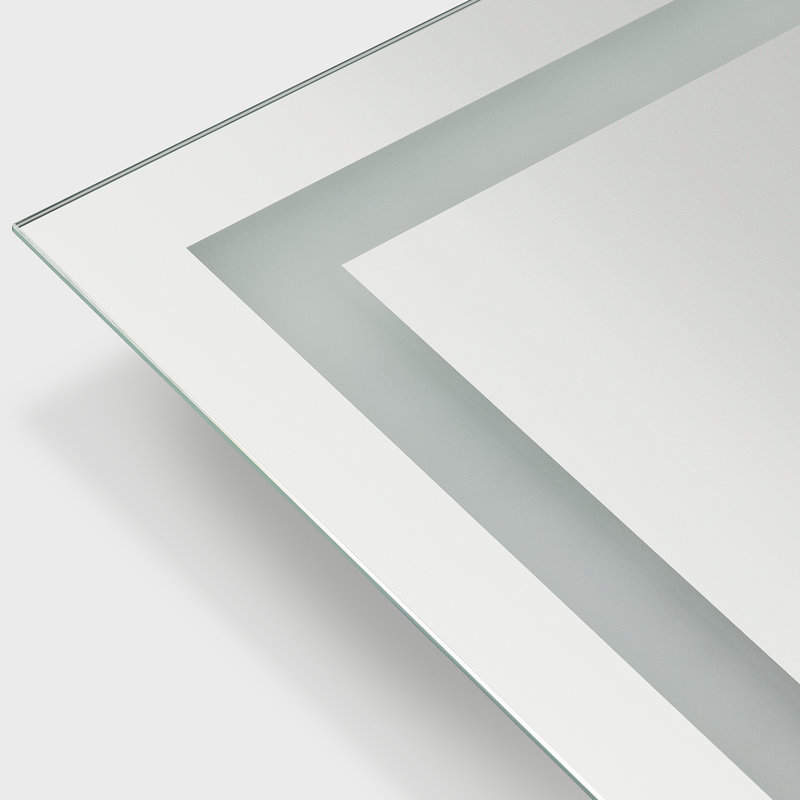 Jahon Rectangle Frameless Anti-Fog Wall Mirror, 36" x 48"