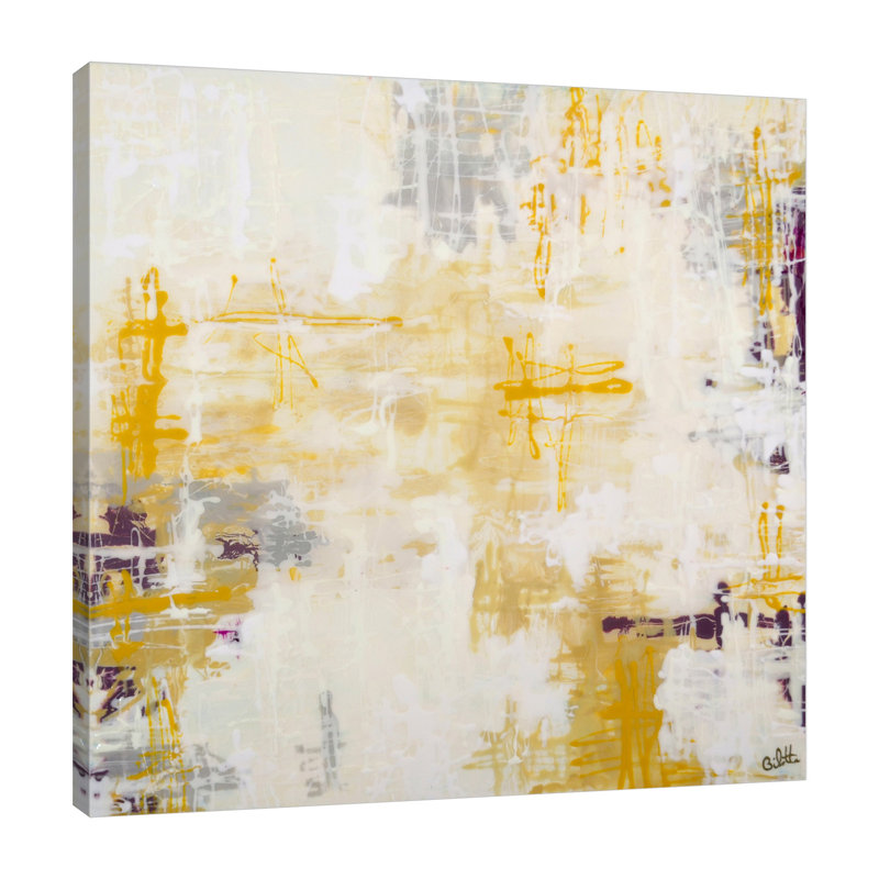 "Evershifting Sands", toile tendue par Barbara Bilotta, H 12 po x l 12 po x P 1,5 po