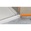 Porte de douche à porte pivotante sans cadre avec verre trempé transparent de 5/16 po (8 mm) de l 34 po x H 76 po-99010427