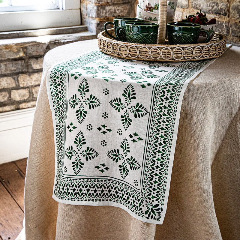 Iberian Border 18" X 90" Table Runner