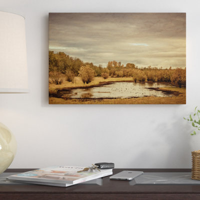 " Late Autumn Pond " by Don Schwartz