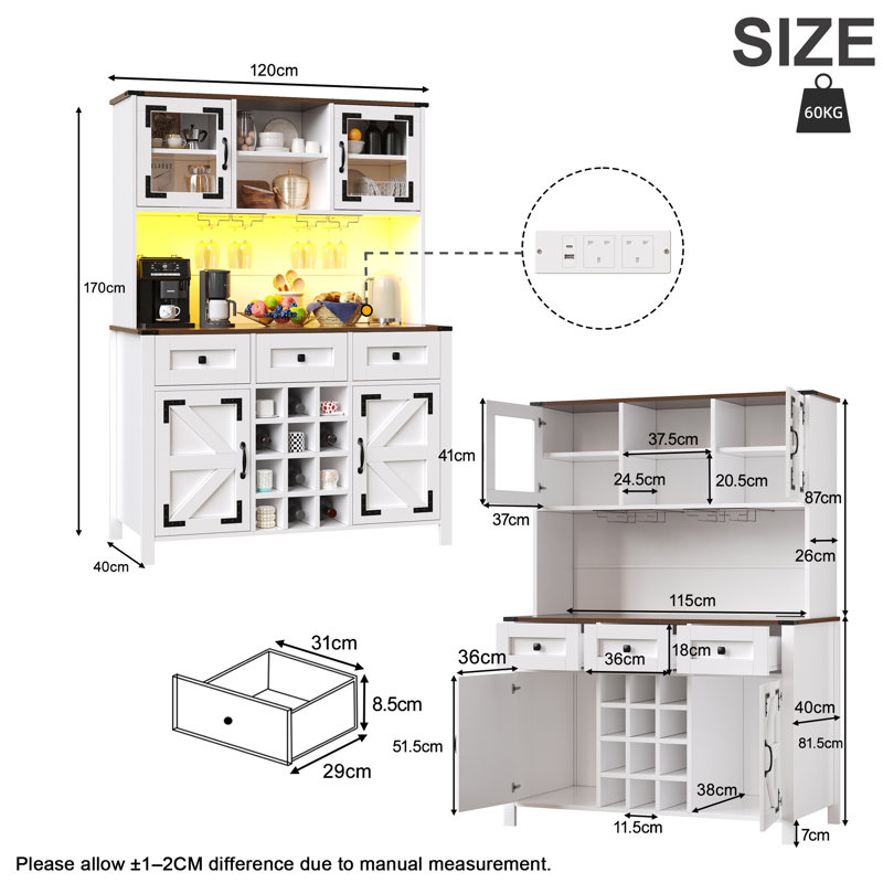 170cm Kitchen Pantry