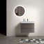 Meuble-lavabo de salle de bain avec lavabo, grand meuble-lavabo flottant mural de rangement pour salle de bain moderne, pré-assemblé-703230860