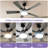  Smart 52'' Modern Ceiling Fan With Lights-535596901-535596899