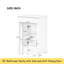 Meuble-lavabo de 20 po avec lavabo, armoire de salle de bain avec porte à fermeture douce, support de rangement et tablette réglable-115730282
