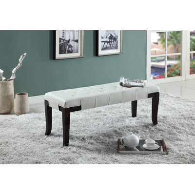 Banc capitonné Linon, similicuir